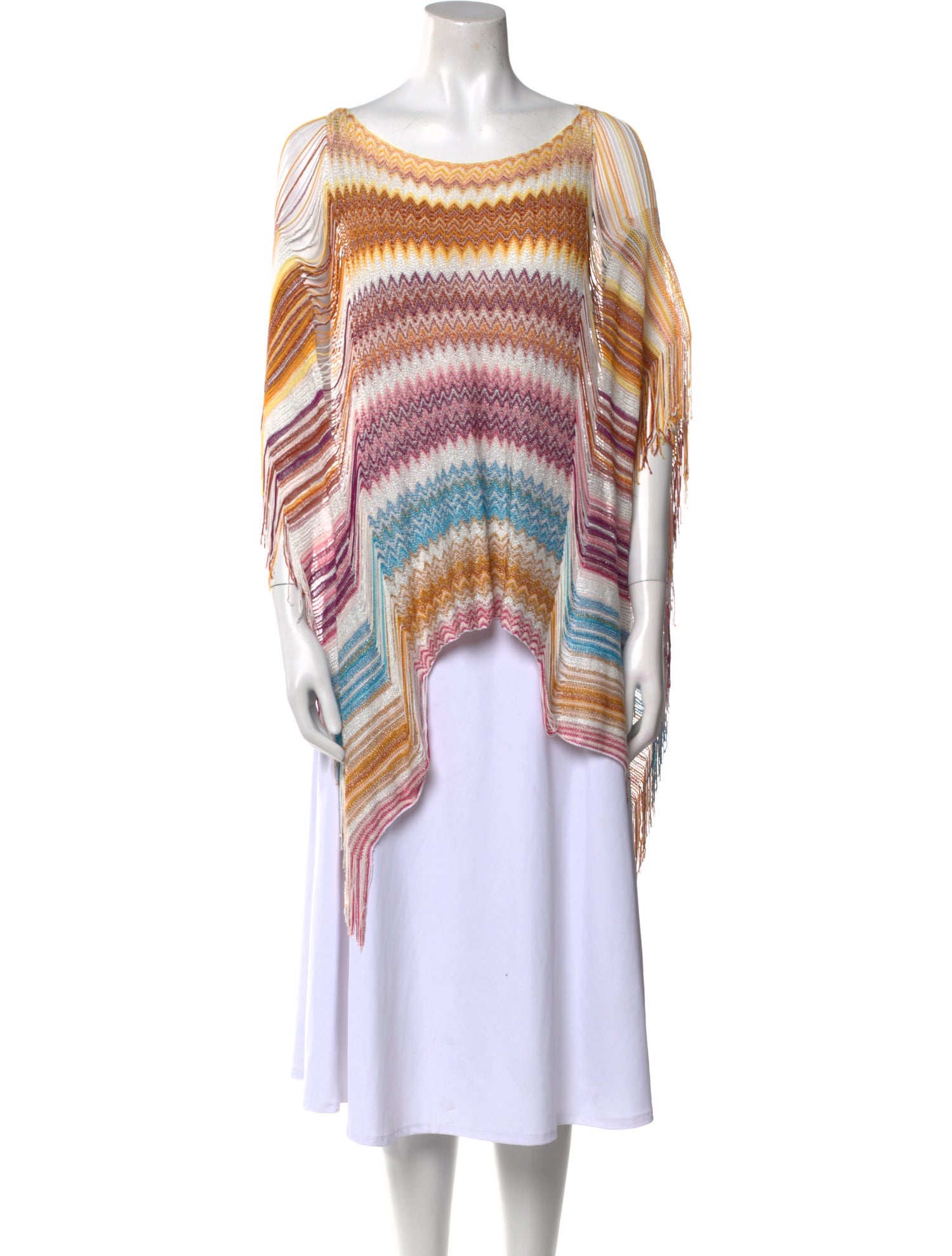 Missoni Striped Bateau Neckline Tunic