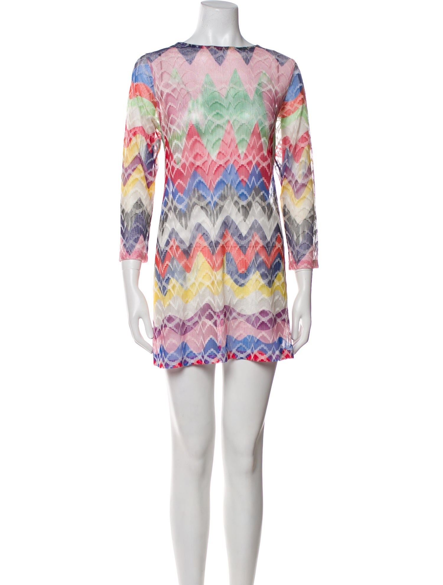 Missoni Mare Striped Cutout Accent Cover-Up