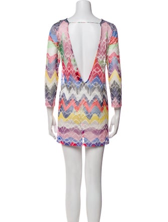 Missoni Mare Striped Cutout Accent Cover-Up
