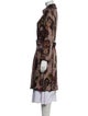 Missoni Wool Floral Print Trench Coat
