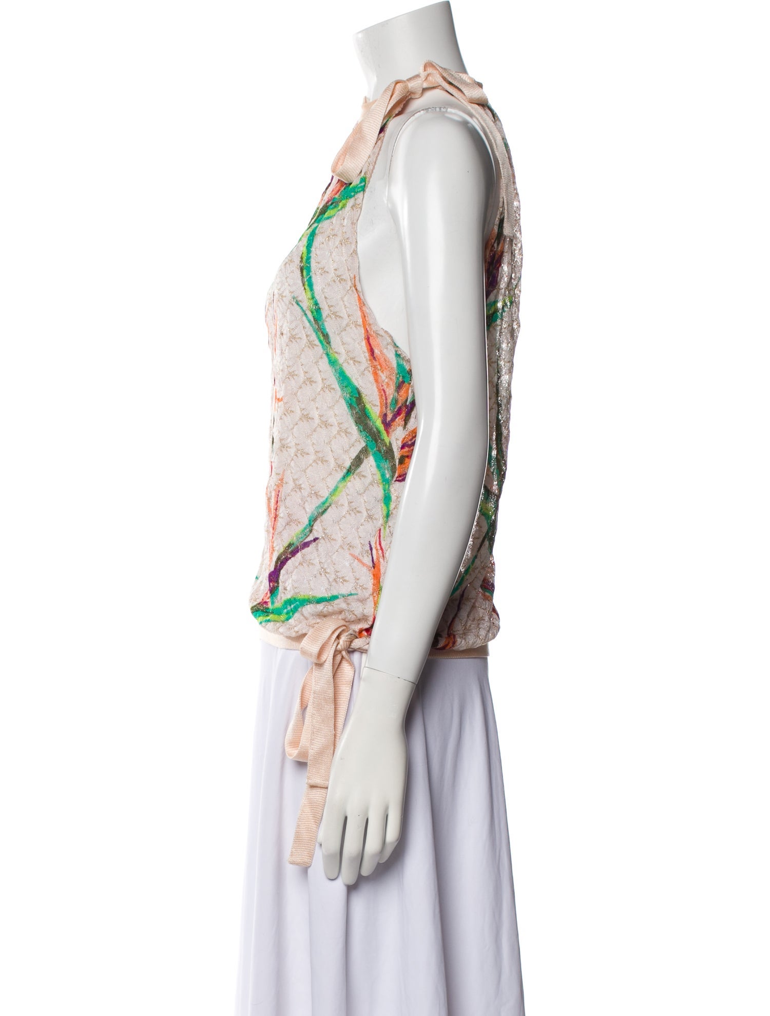 Missoni Printed Halterneck Top