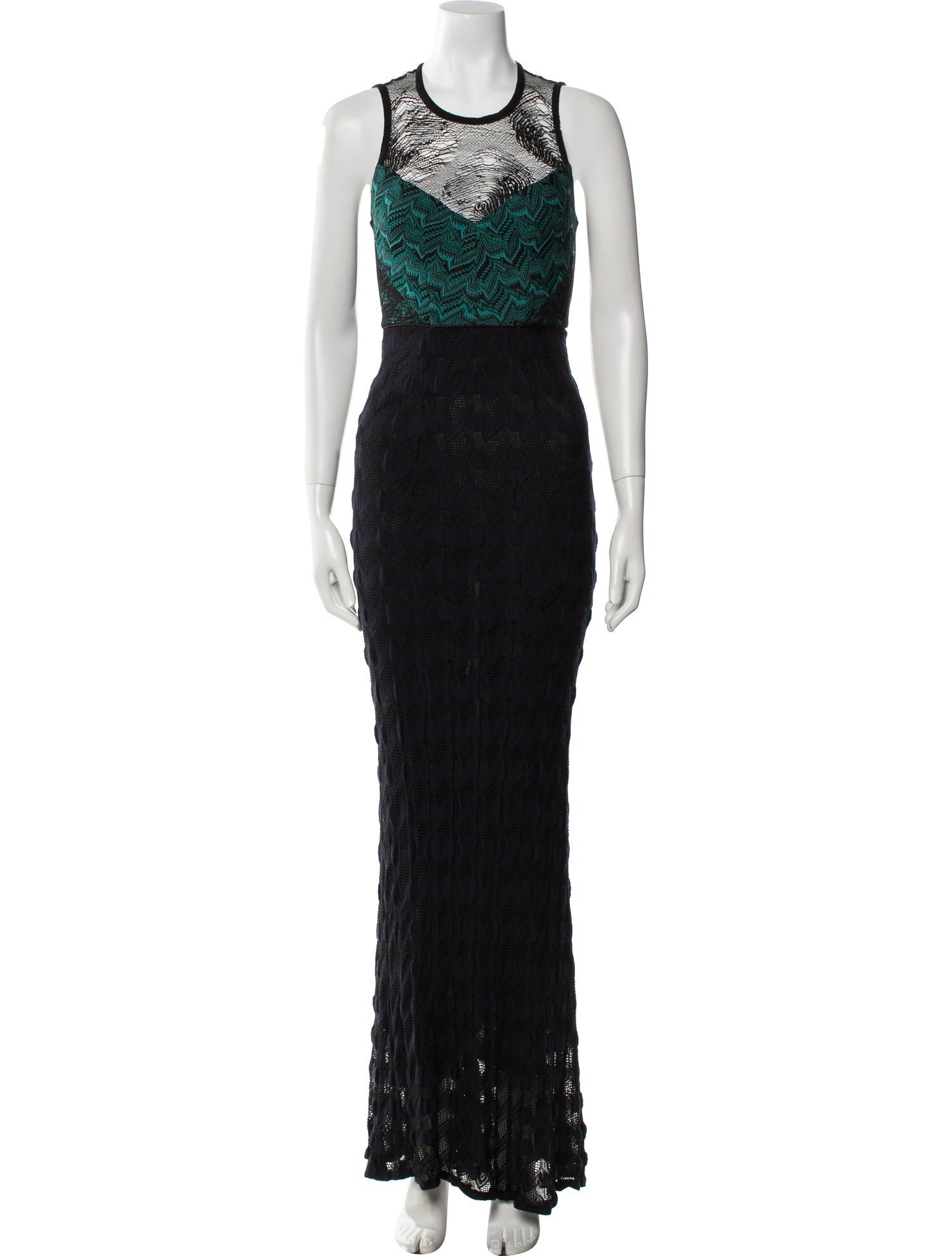 Missoni Lace Pattern Long Dress