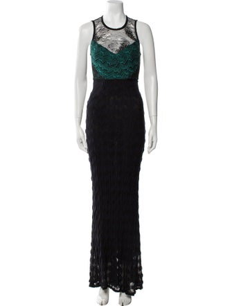 Missoni Lace Pattern Long Dress