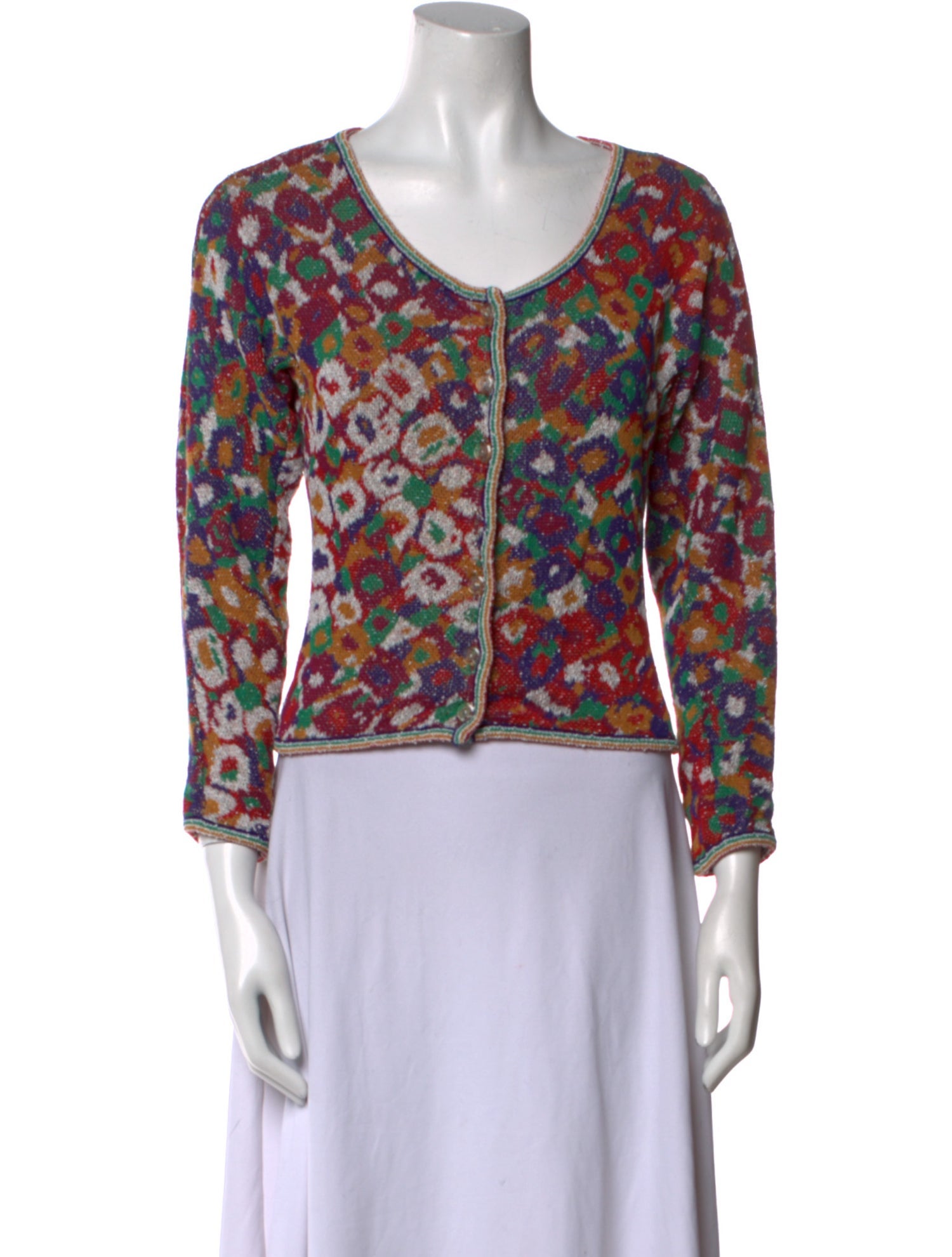 Missoni Printed Scoop Neck Sweater