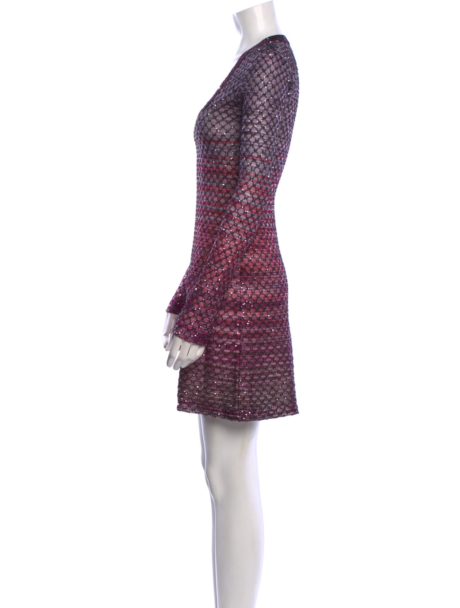 Missoni Square Neckline Mini Dress