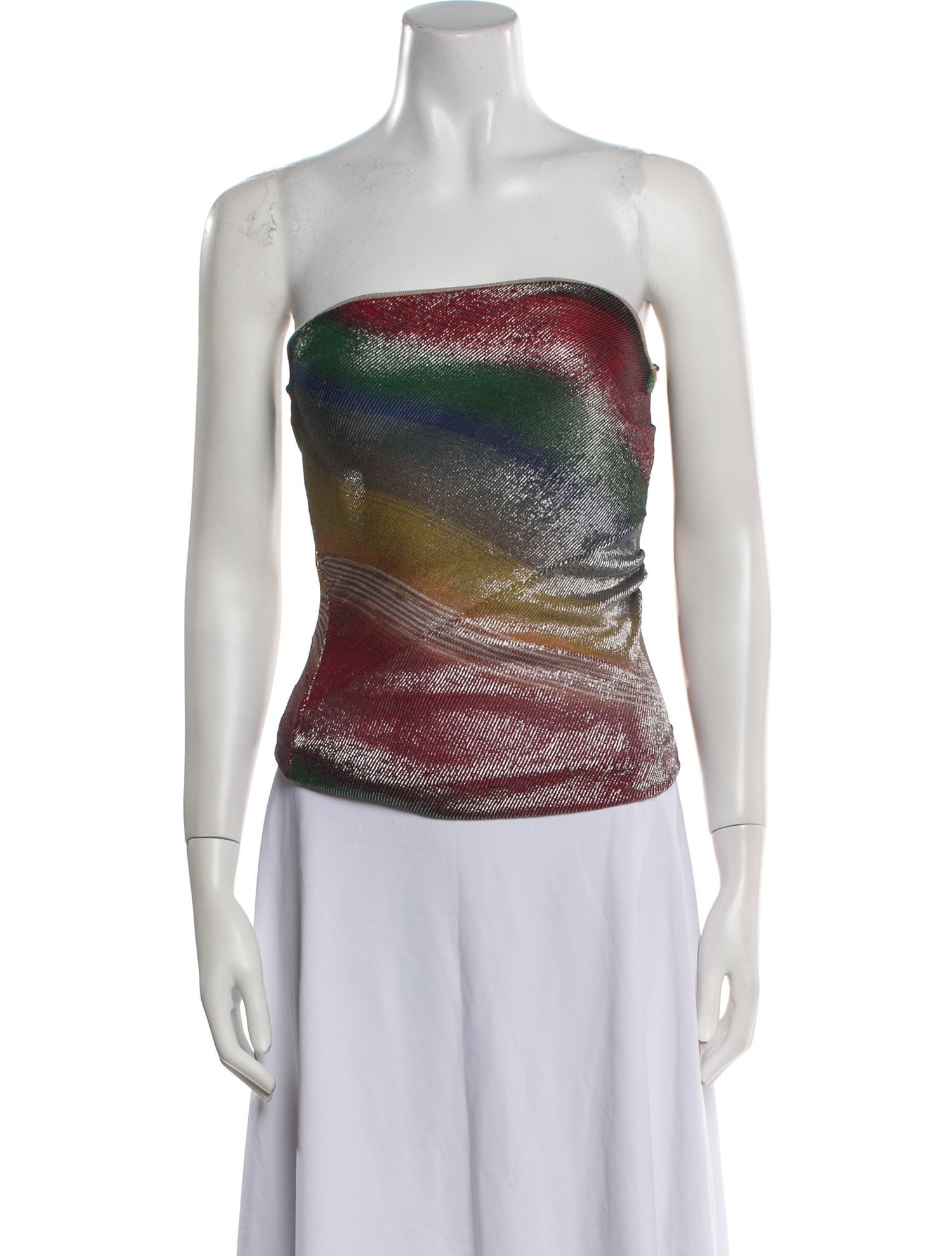 Missoni Printed Strapless Tank Top