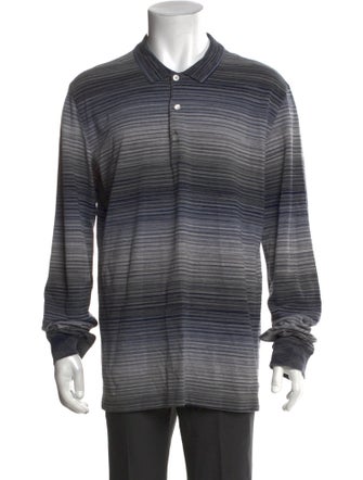 Missoni Striped Collar Polo Sweater
