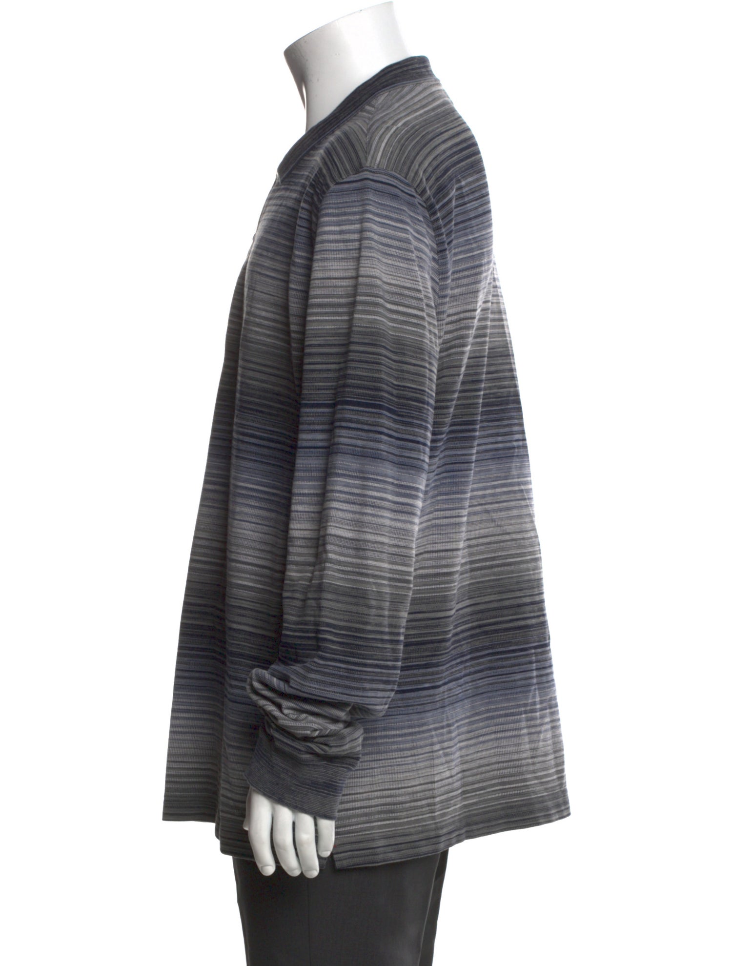 Missoni Striped Collar Polo Sweater