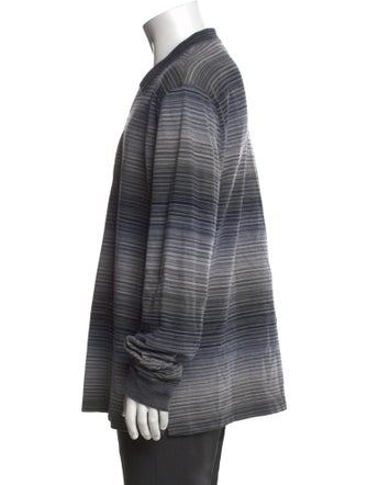 Missoni Striped Collar Polo Sweater