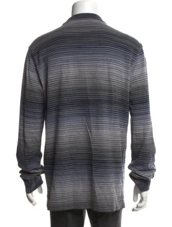Missoni Striped Collar Polo Sweater
