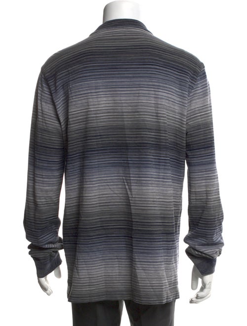 Missoni Striped Collar Polo Sweater