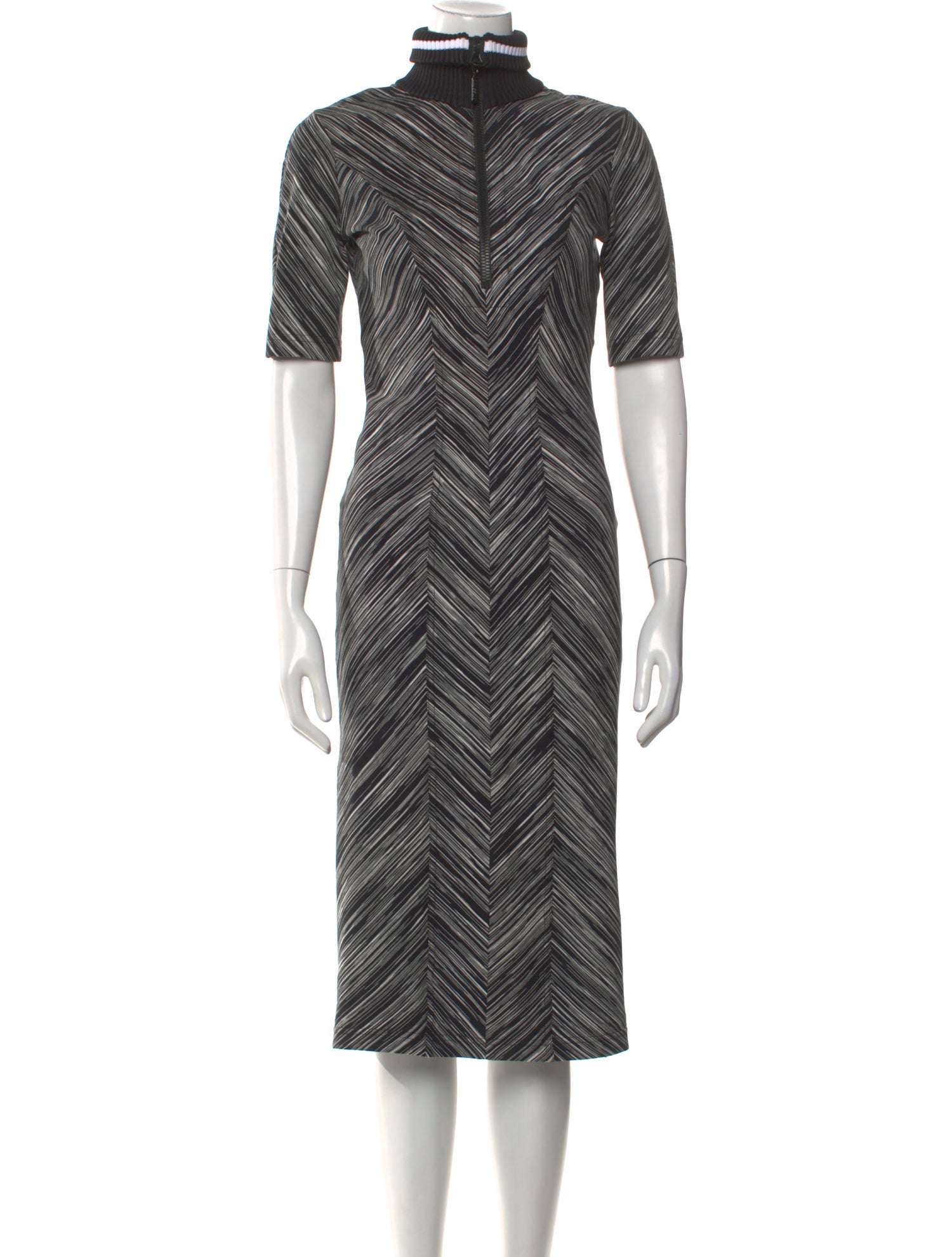Missoni Turtleneck Midi Length Dress