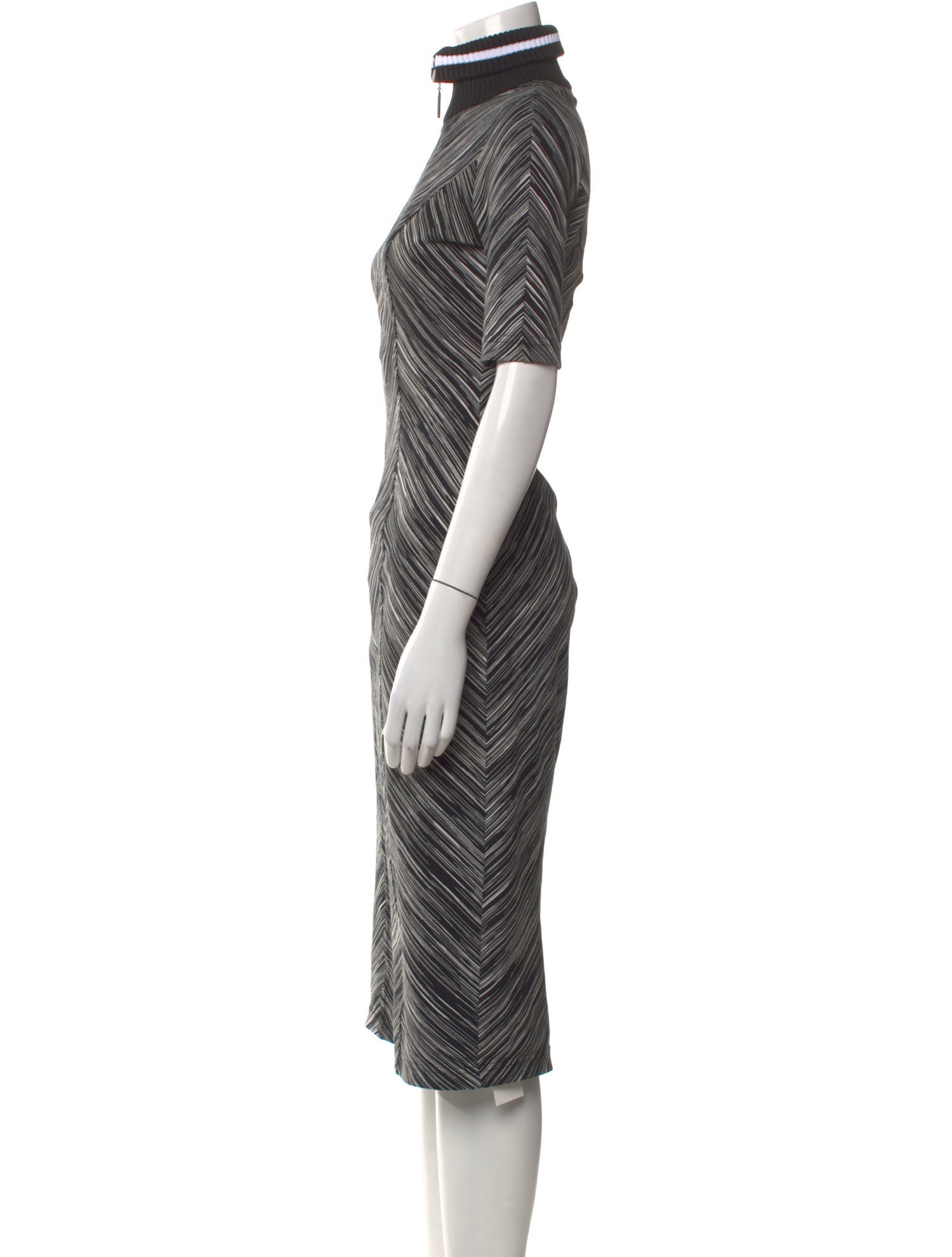 Missoni Turtleneck Midi Length Dress