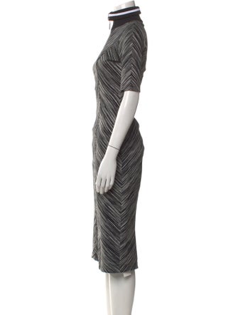 Missoni Turtleneck Midi Length Dress