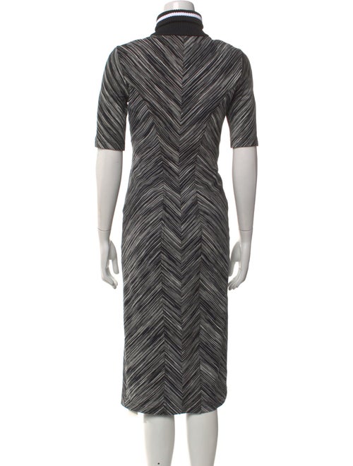 Missoni Turtleneck Midi Length Dress