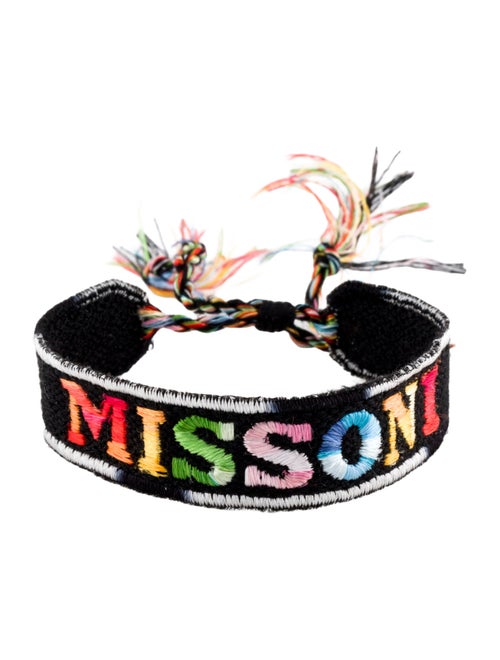 Missoni Multicolor Logo Wrap Bracelet