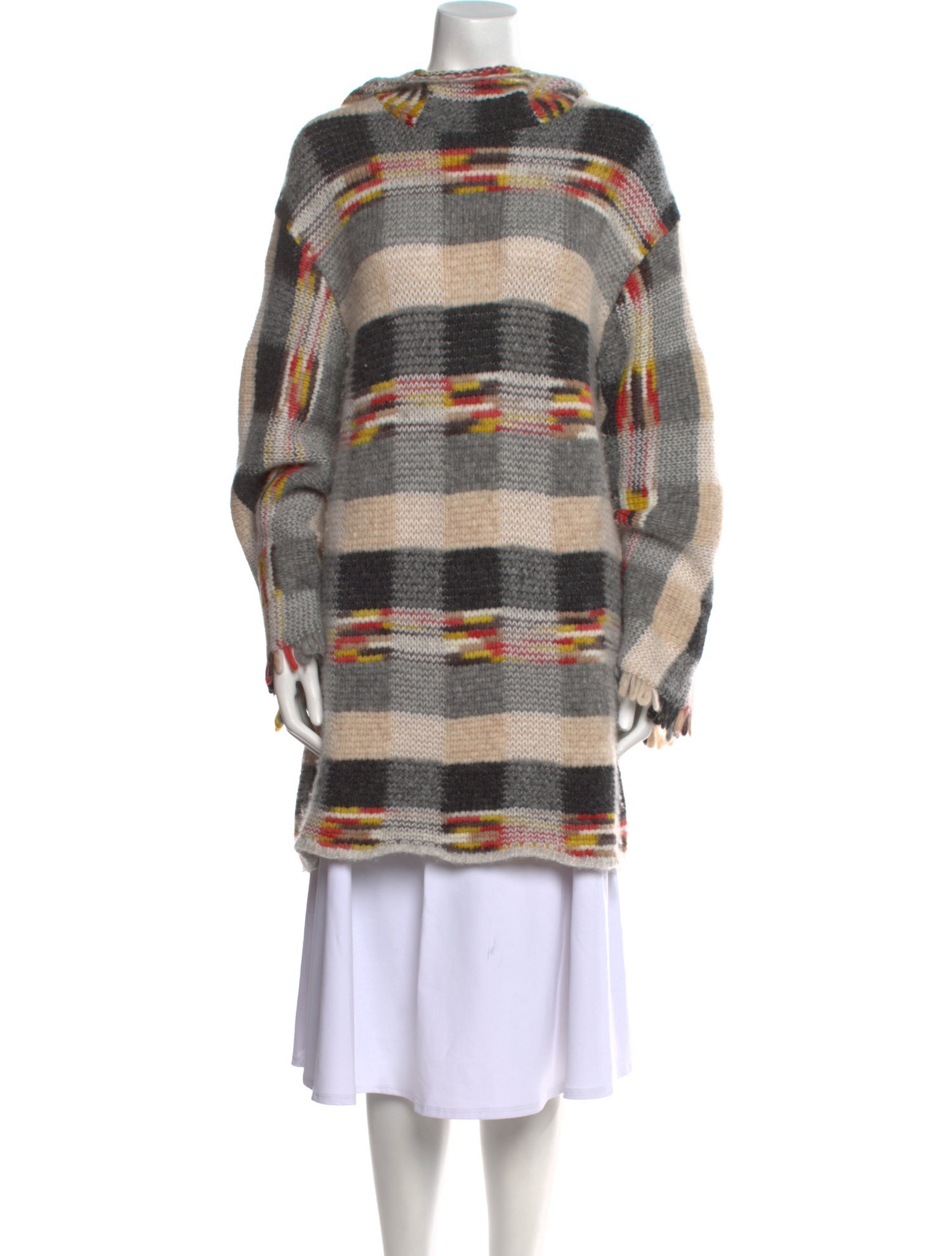 Missoni Alpaca Plaid Print Sweater