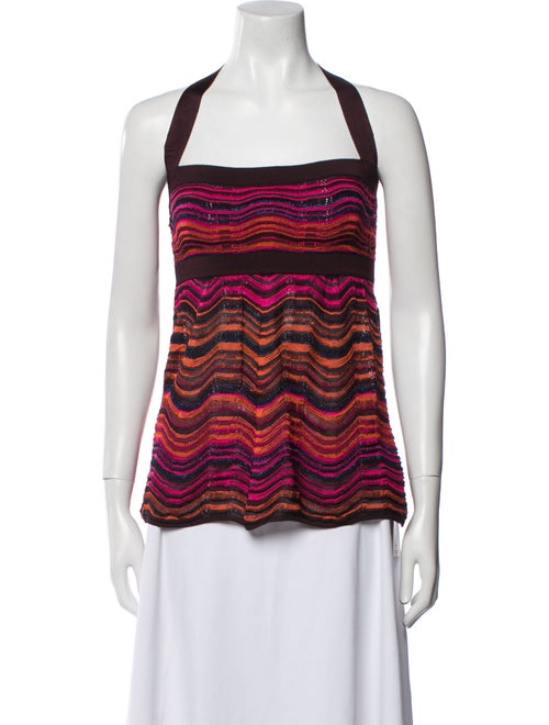 Missoni Striped Square Neckline Top
