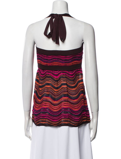 Missoni Striped Square Neckline Top