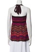 Missoni Striped Square Neckline Top