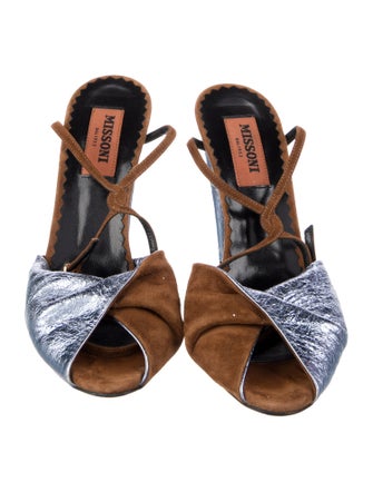 Missoni Leather D'Orsay Pumps