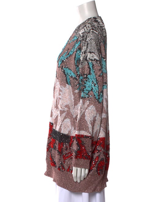 Missoni Printed V-Neck Sweater