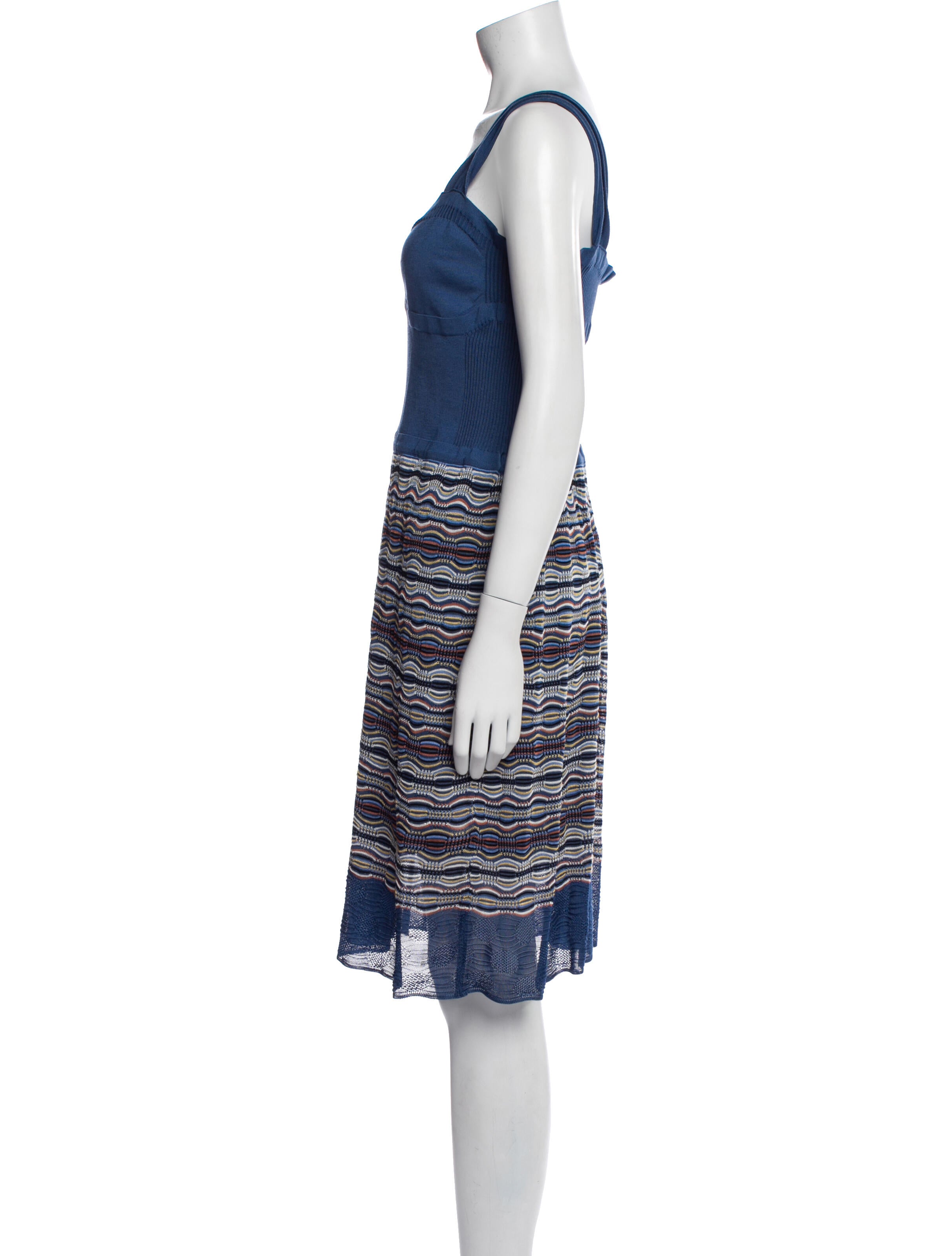 Missoni Striped Knee-Length Dress