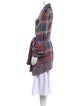 Missoni Plaid Print V-Neck Sweater
