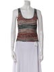 Missoni Striped Scoop Neck Top