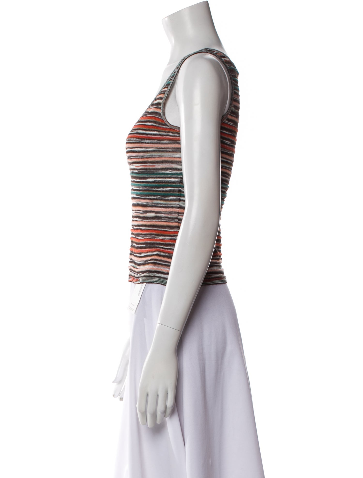 Missoni Striped Scoop Neck Top