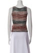 Missoni Striped Scoop Neck Top