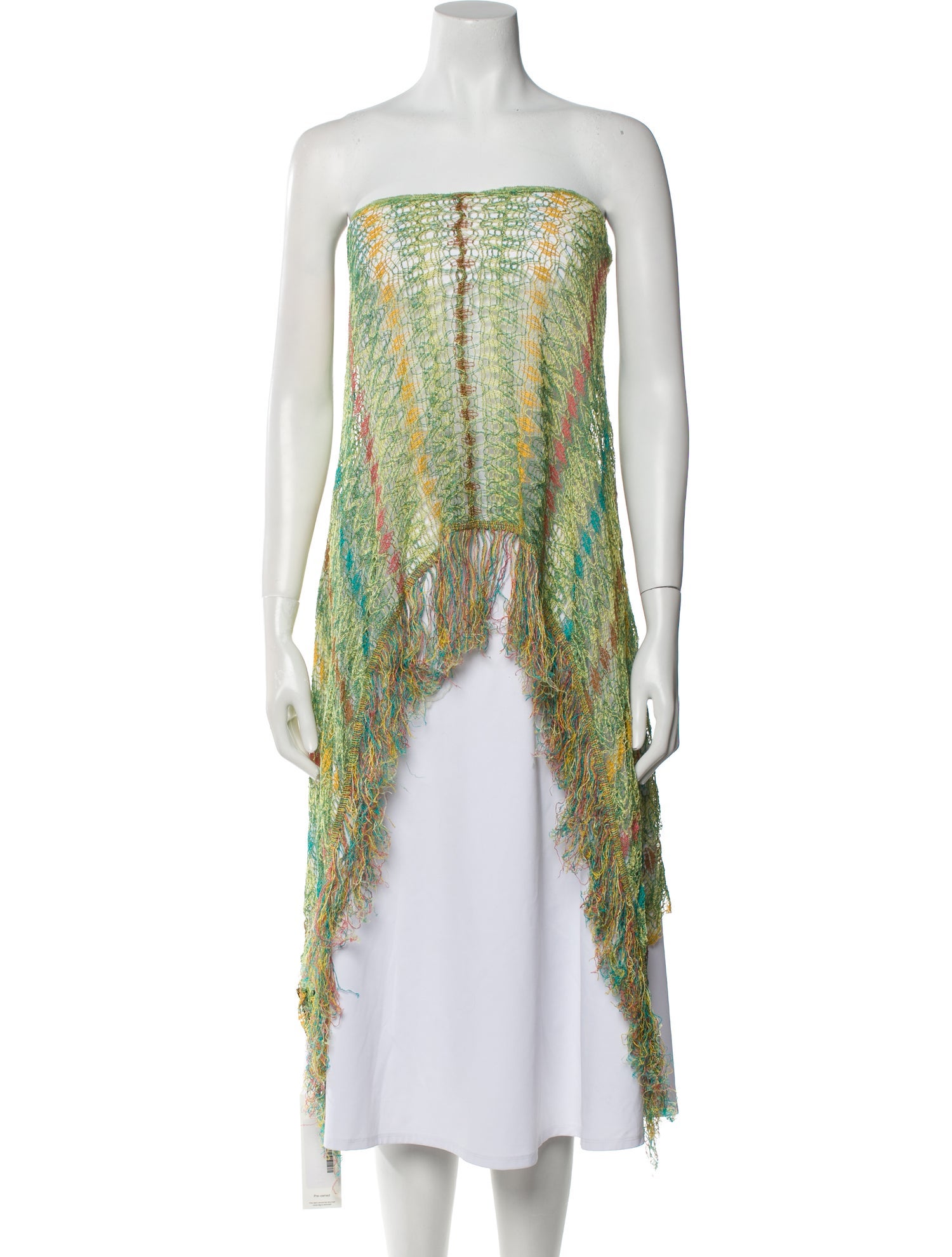 Missoni Printed Strapless Sweater