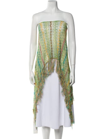 Missoni Printed Strapless Sweater