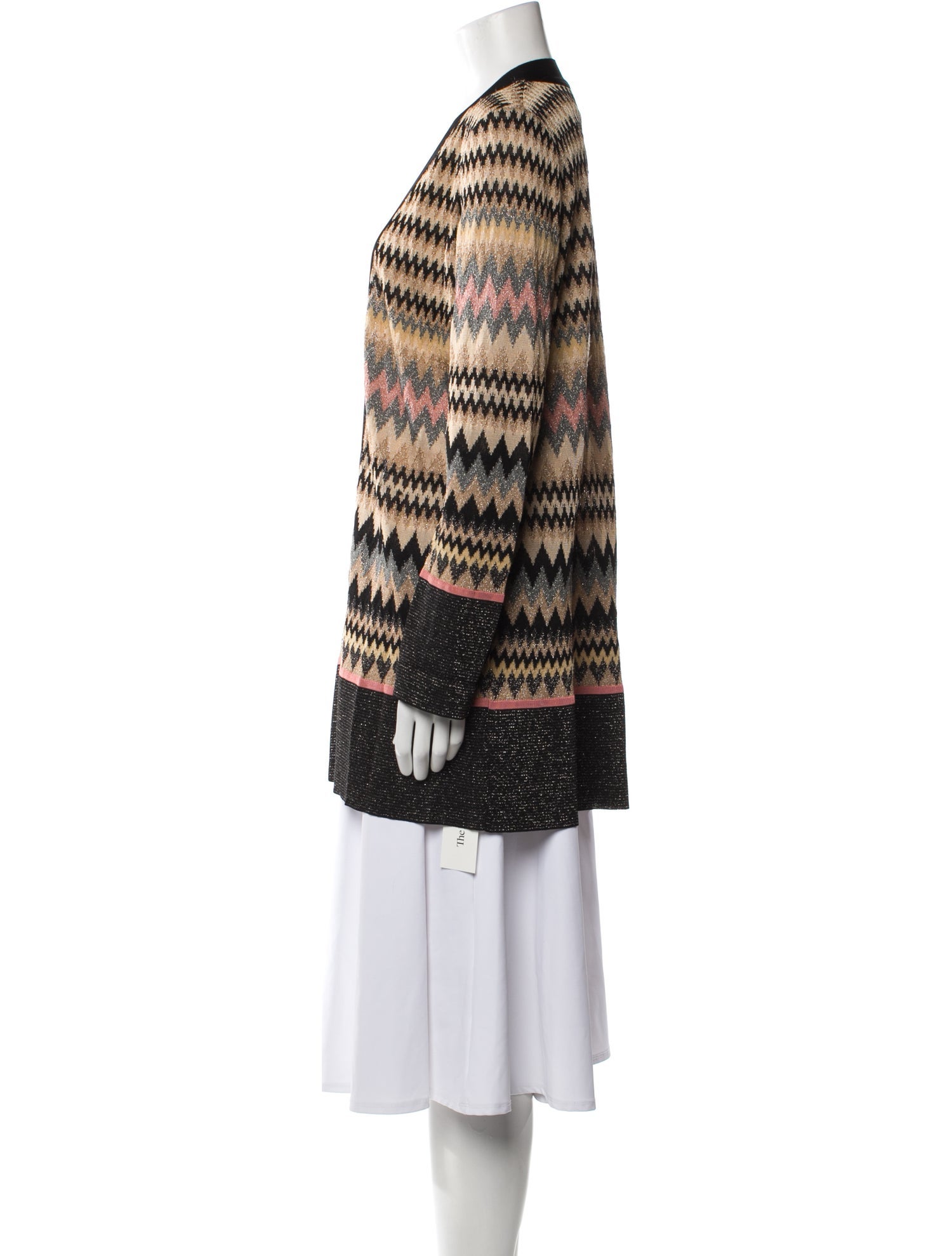 Missoni Striped Open Front Sweater