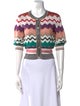 Missoni Printed Crew Neck Crop Top