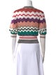 Missoni Printed Crew Neck Crop Top