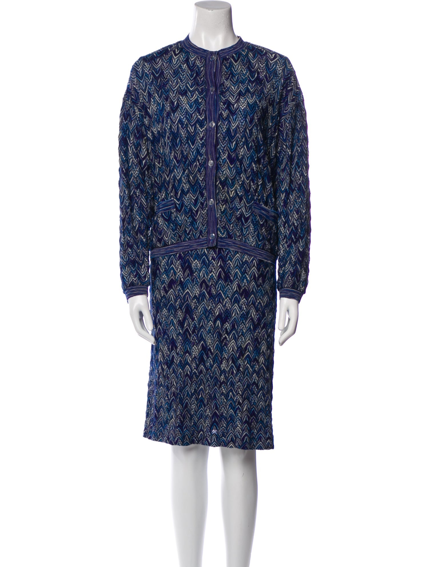 Missoni Wool Printed Skirt Set