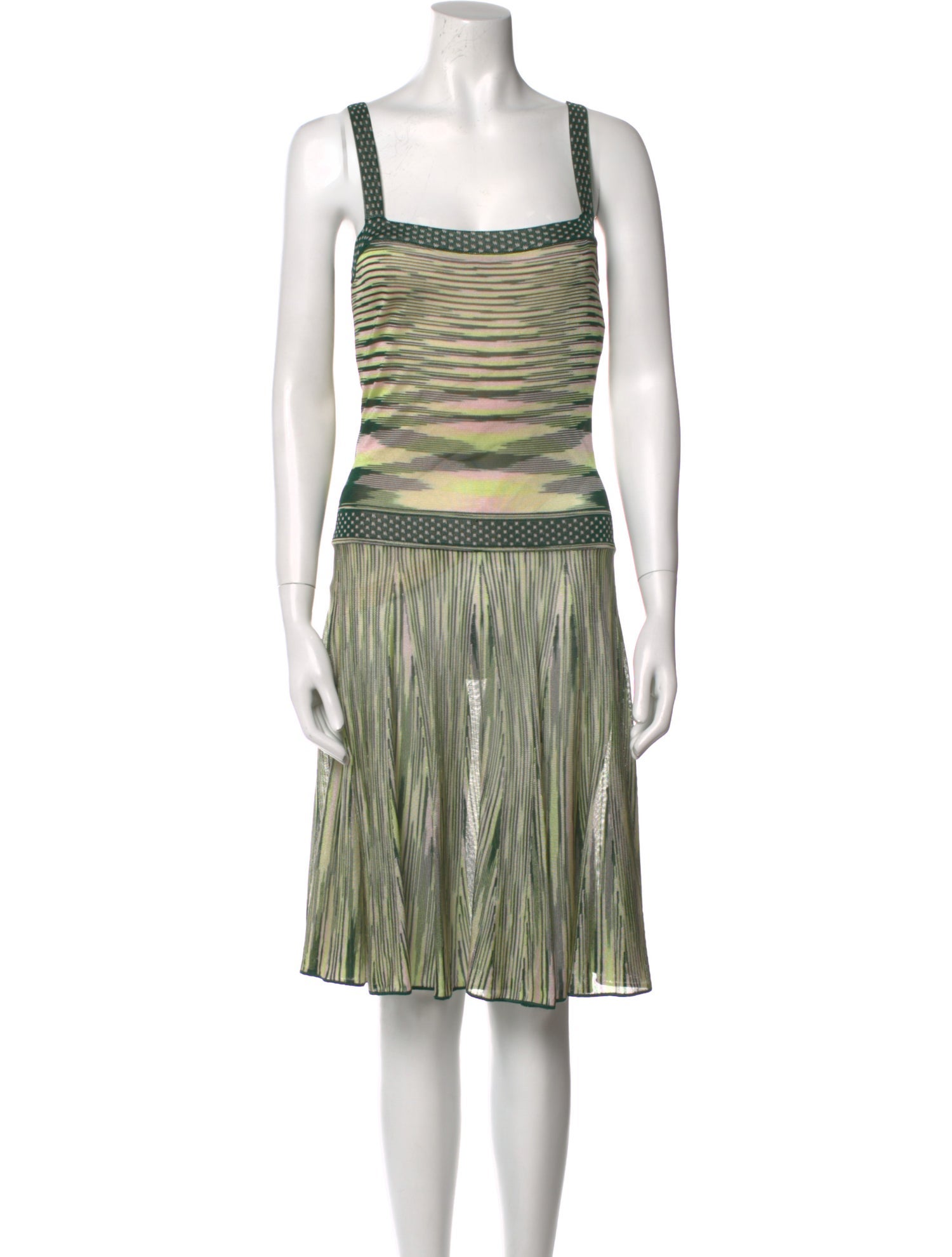 Missoni Striped Knee-Length Dress