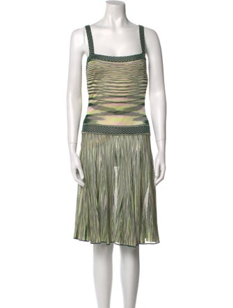 Missoni Striped Knee-Length Dress
