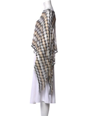 Missoni Striped Bateau Neckline Crop Top