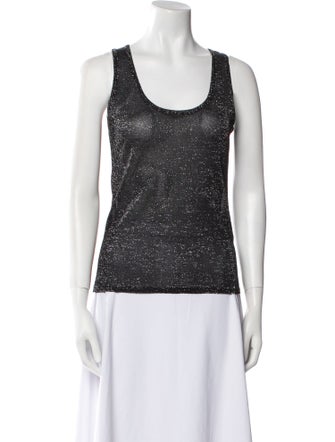 Missoni Scoop Neck Sleeveless Top