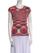 Missoni Striped Scoop Neck T-Shirt