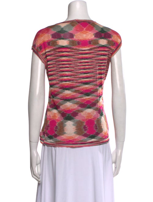 Missoni Striped Scoop Neck T-Shirt