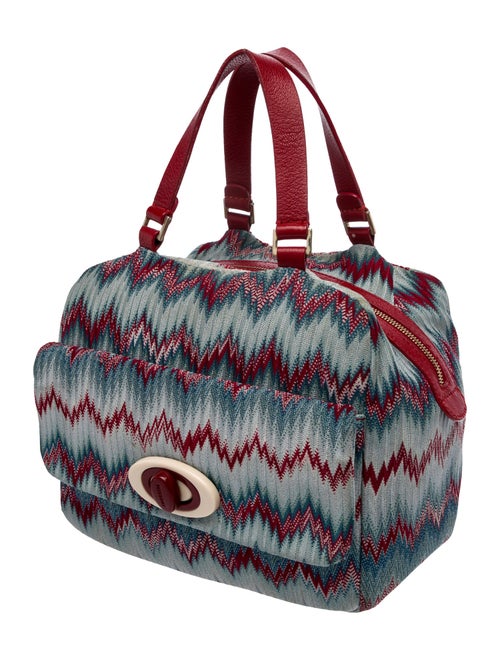 Missoni Canvas Top Handle Bag