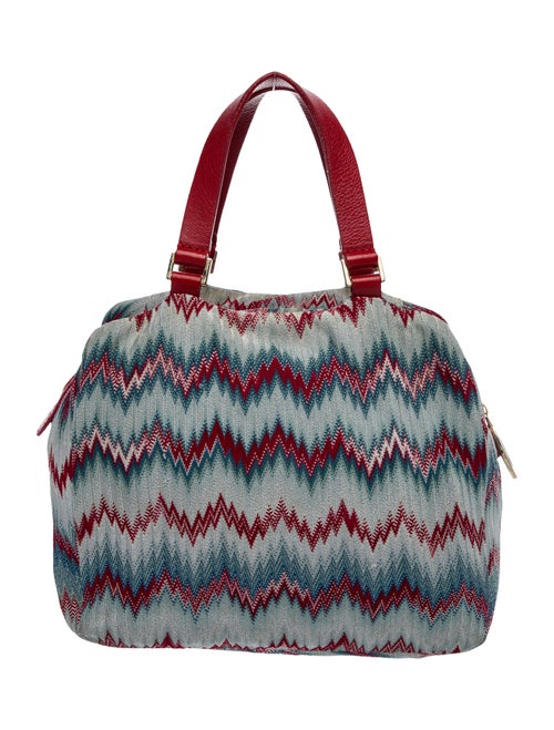 Missoni Canvas Top Handle Bag