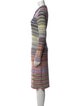 M Missoni Striped Midi Length Dress