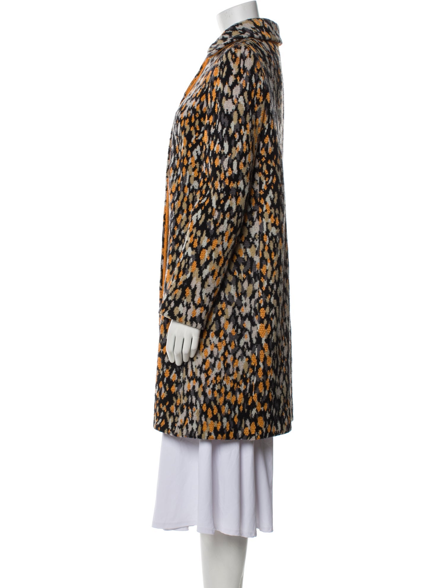 Missoni Wool Animal Print Coat
