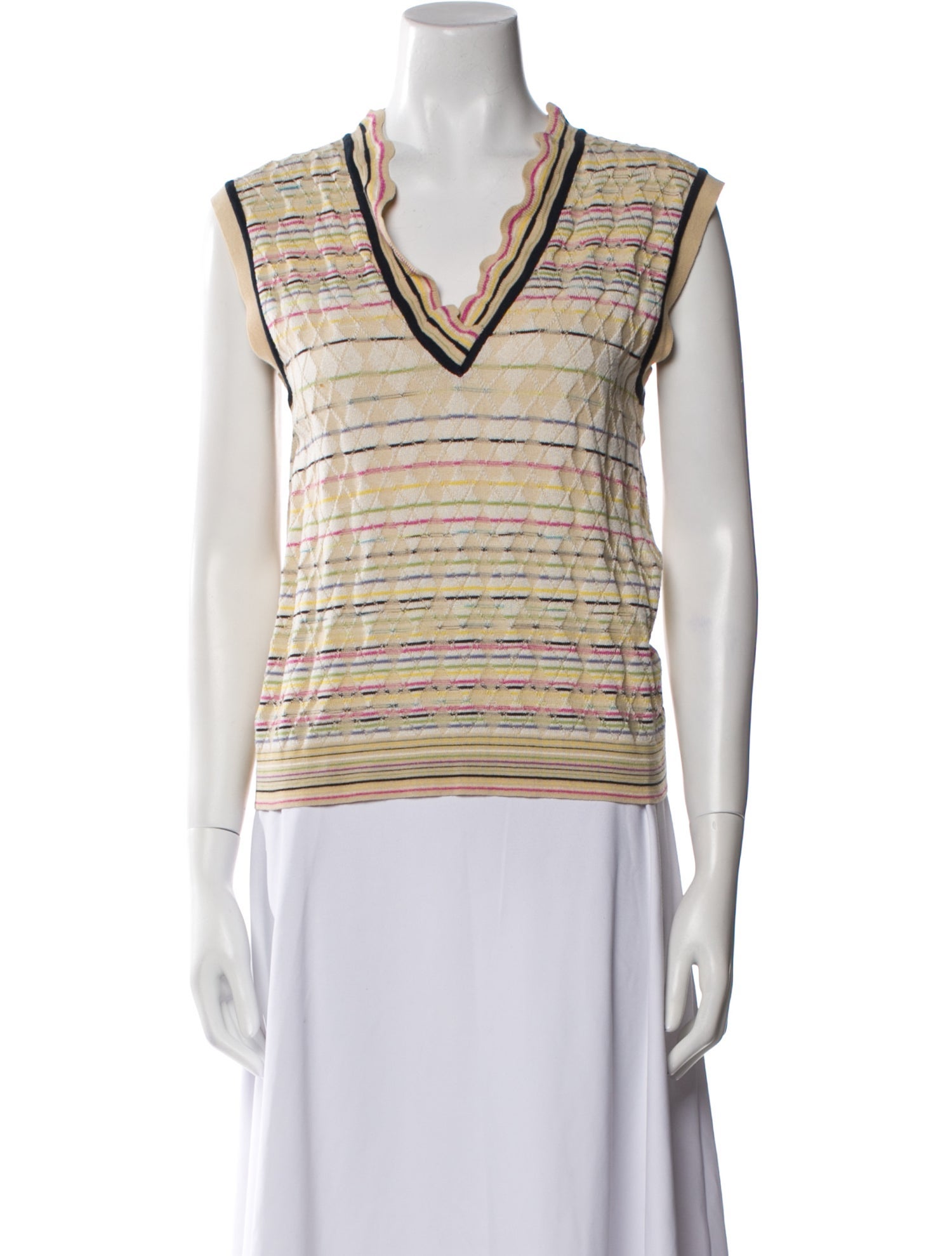 Missoni Striped V-Neck Sweater