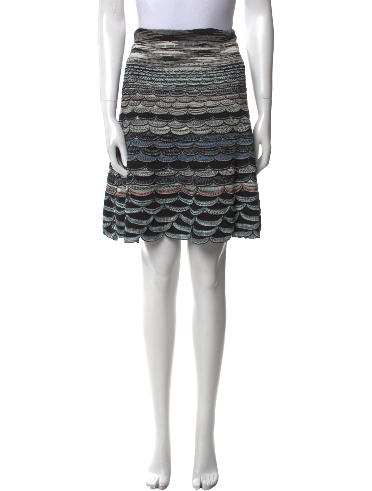 Missoni Striped Knee-Length Skirt