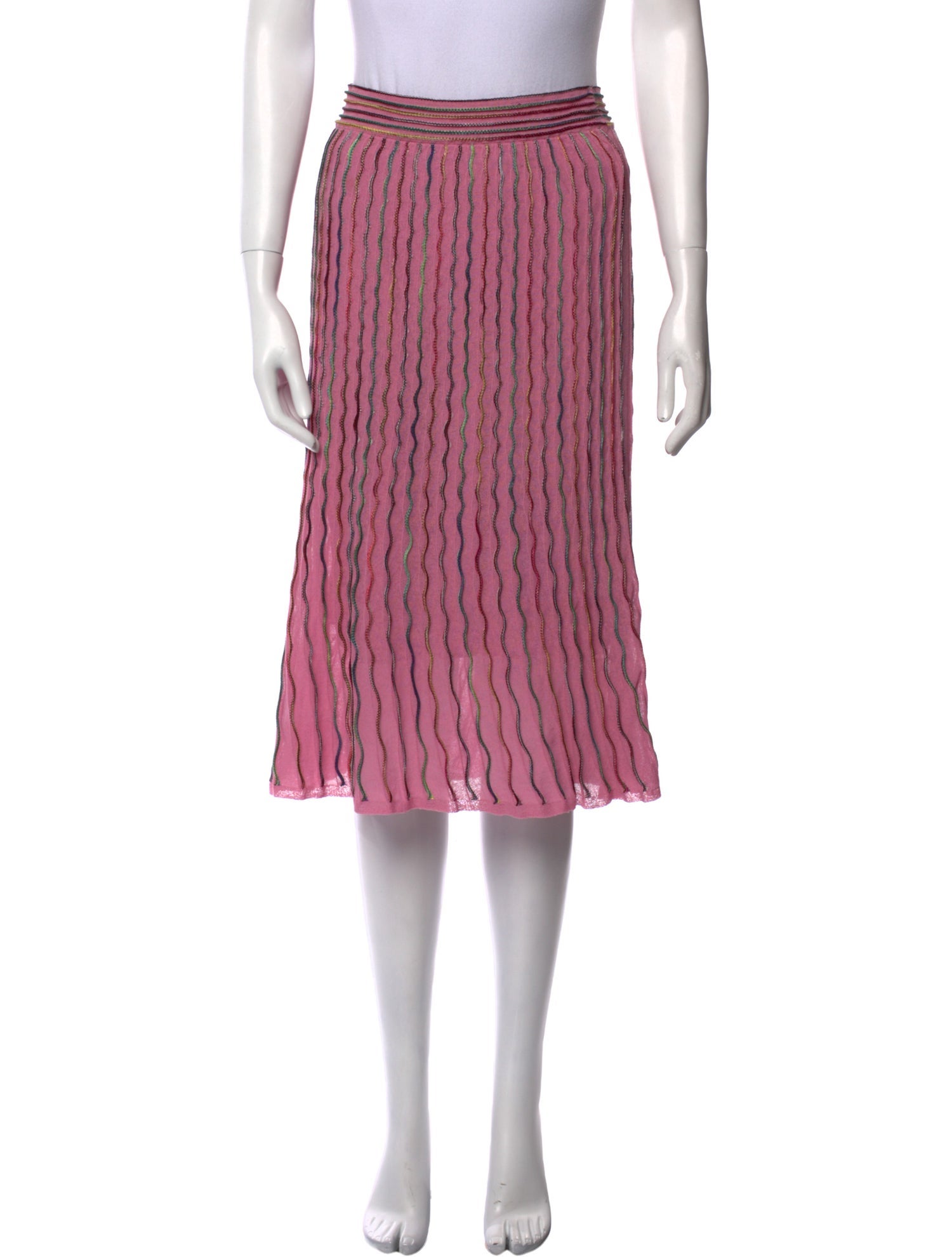 Missoni Striped Knee-Length Skirt